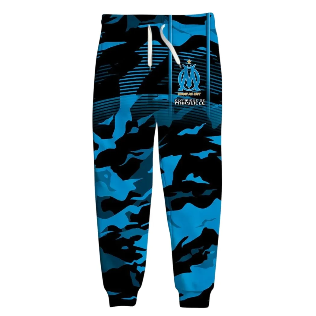 Olympique de Marseille Sweatpants, All Over Print Pants KH271025112
