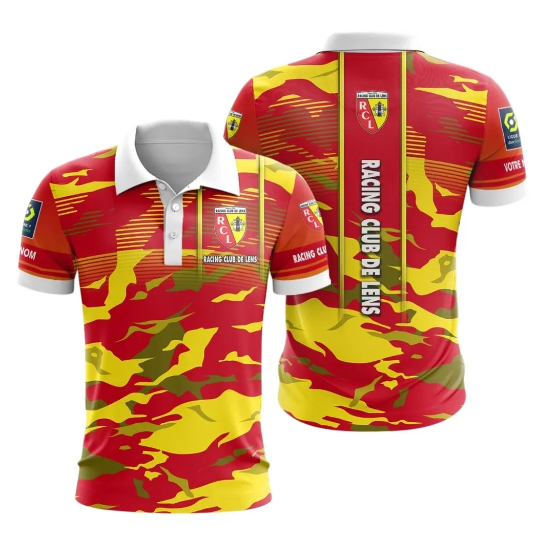 Racing Club de Lens Polo Shirt, All Over Print Shirt KH271025113