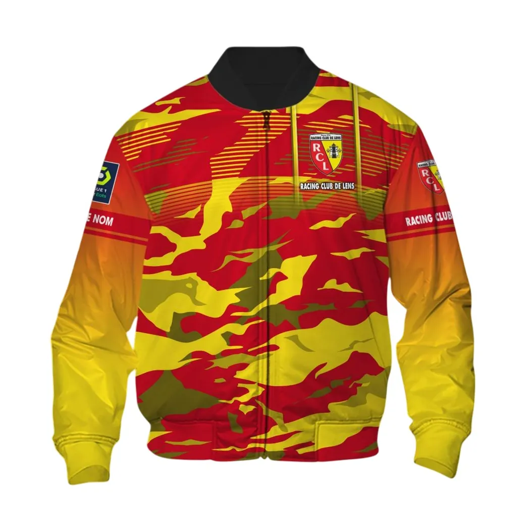 Racing Club de Lens Bomber Jacket, All Over Print Jacket KH271025113
