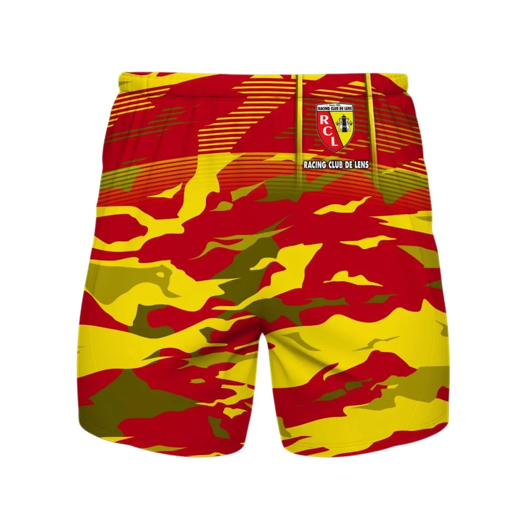 Racing Club de Lens Shorts, All Over Print Pants KH271025113