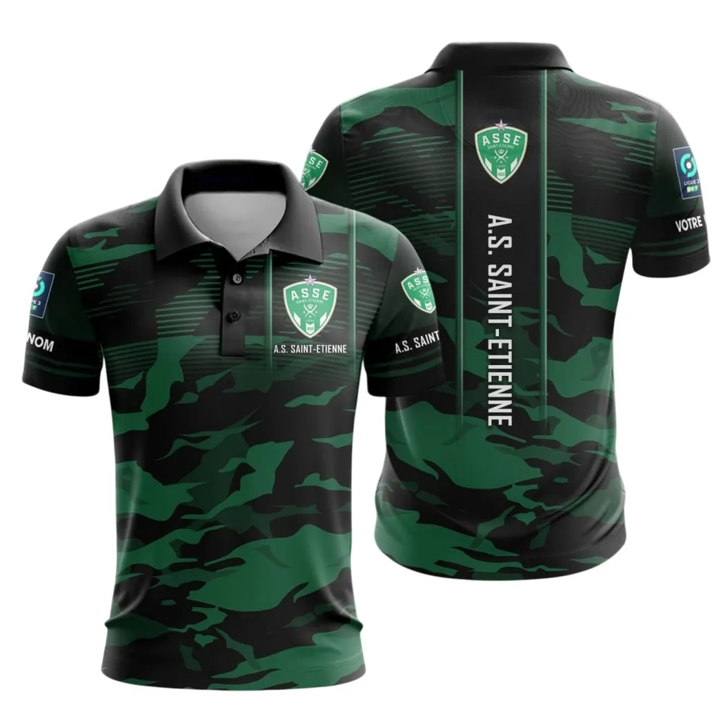 AS Saint-Etienne Polo Shirt, All Over Print Shirt KH271025114