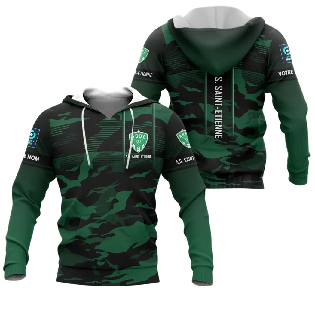 AS Saint-Etienne Hoodie, All Over Print Hoodie KH271025114