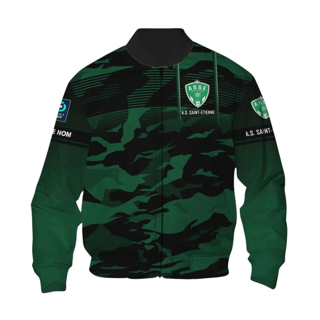 AS Saint-Etienne Bomber Jacket, All Over Print Jacket KH271025114