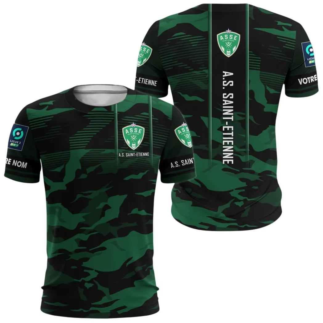 AS Saint-Etienne T-shirt, All Over Print Shirt KH271025114