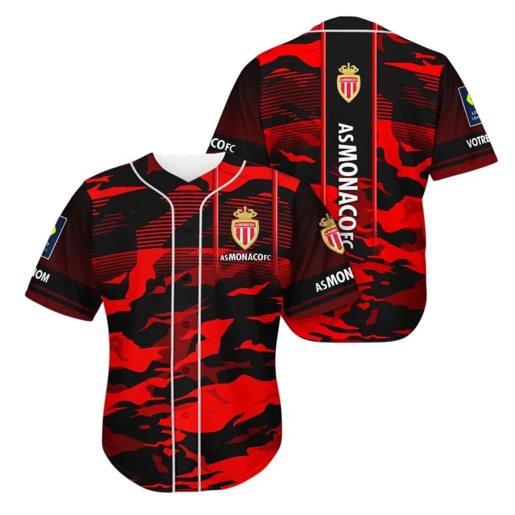 AS Monaco Jersey, All Over Print Shirt KH271025116