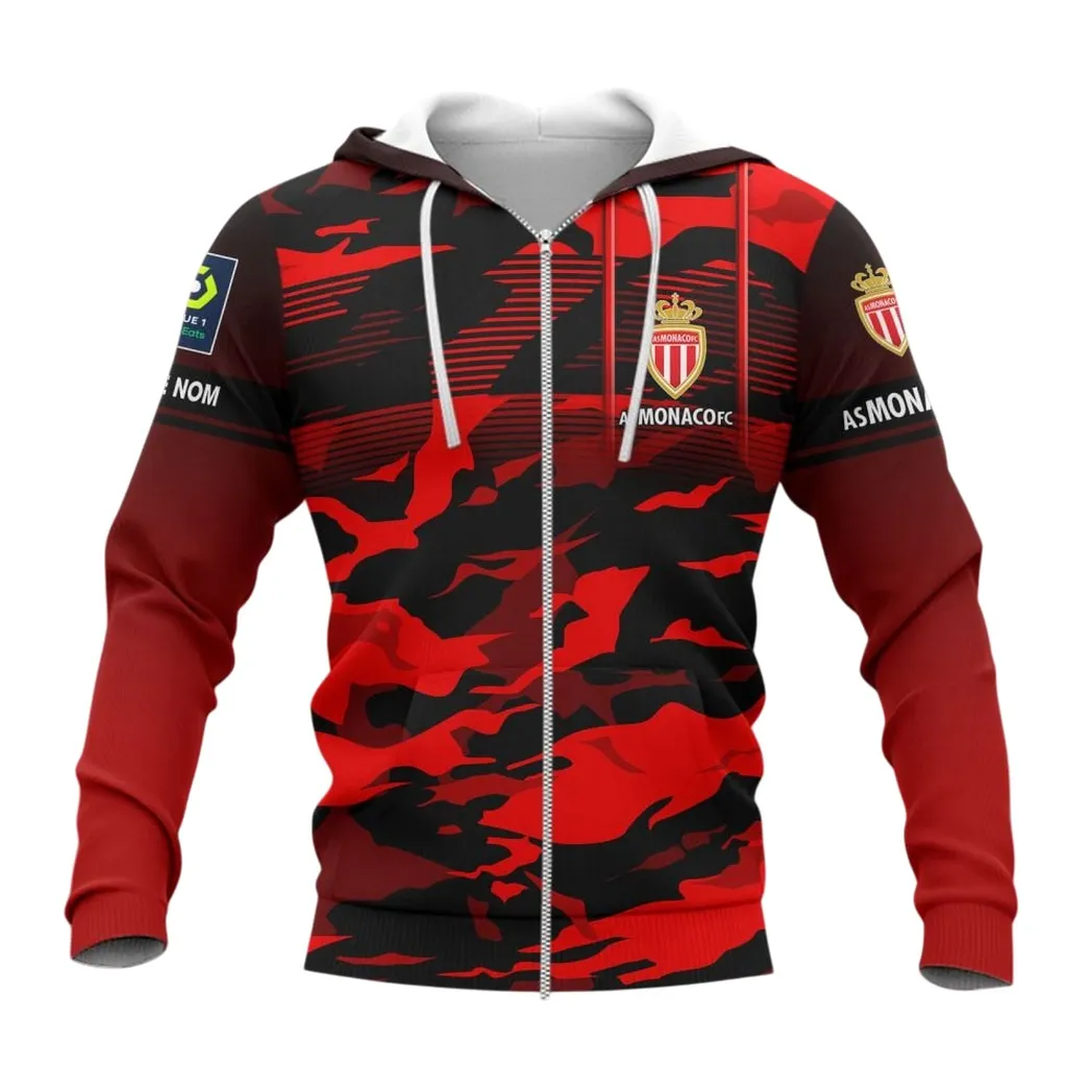 AS Monaco Zipper Hoodie, All Over Print Hoodie KH271025116