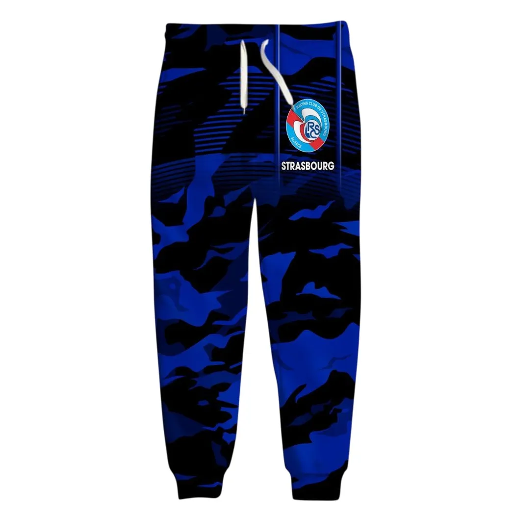 RC Strasbourg Alsace Sweatpants, All Over Print Pants KH271025118