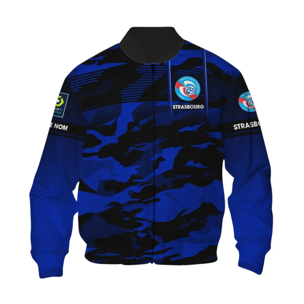 RC Strasbourg Alsace Bomber Jacket, All Over Print Jacket KH271025118