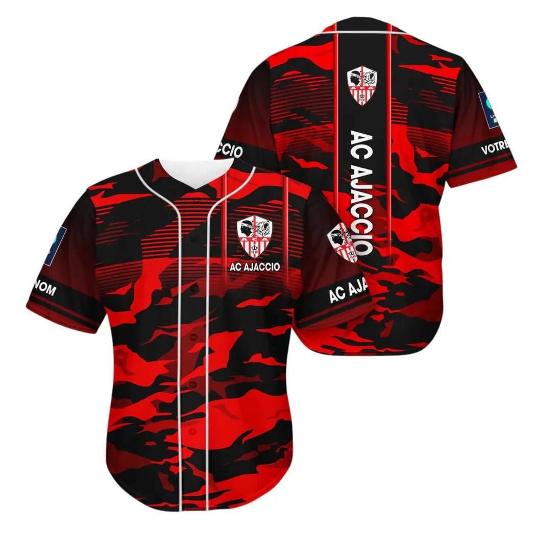 AC Ajaccio Jersey, All Over Print Shirt KH271025119
