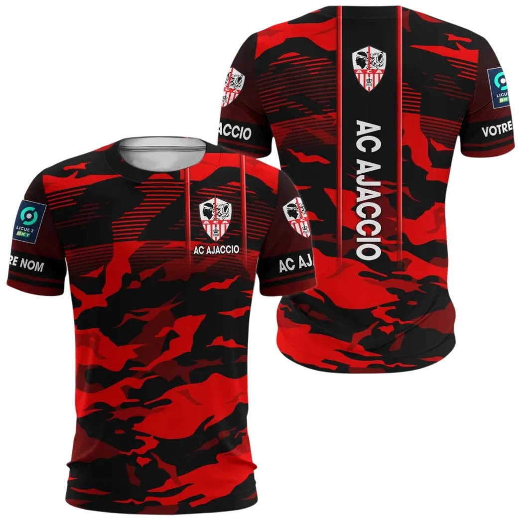 AC Ajaccio T-shirt, All Over Print Shirt KH271025119