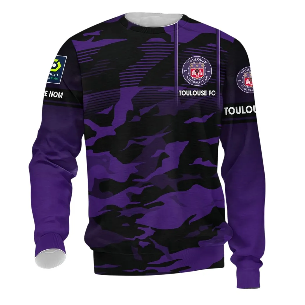 Toulouse Football Club Long-Sleeved Shirt, All Over Print Shirt KH271025120