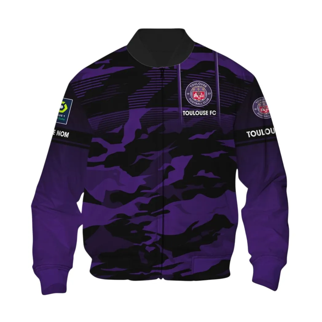 Toulouse Football Club Bomber Jacket, All Over Print Jacket KH271025120