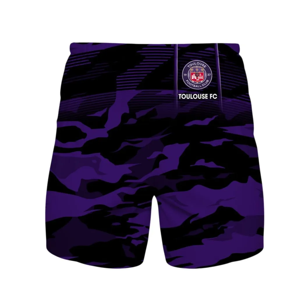Toulouse Football Club Shorts, All Over Print Pants KH271025120