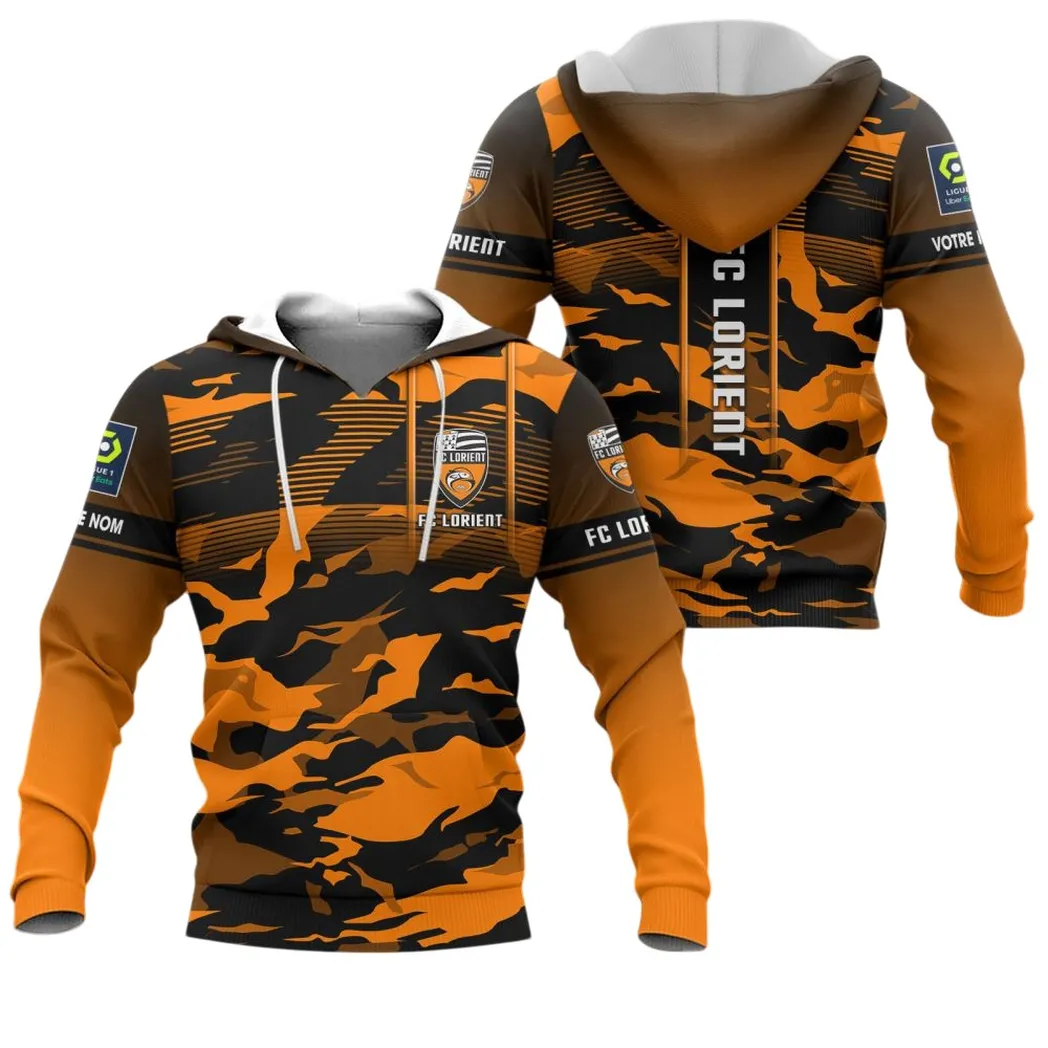 FC Lorient Hoodie, All Over Print Hoodie KH271025121