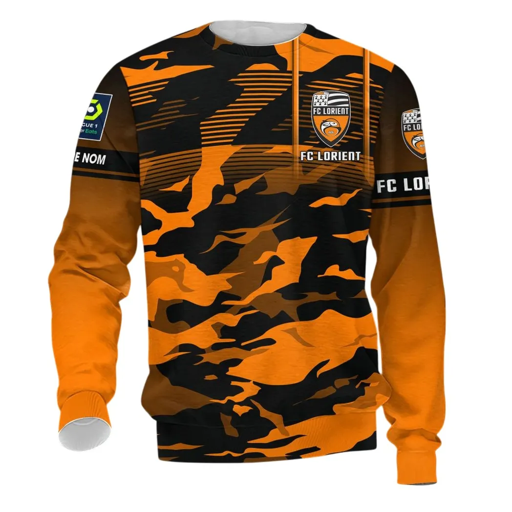 FC Lorient Long-Sleeved Shirt, All Over Print Shirt KH271025121
