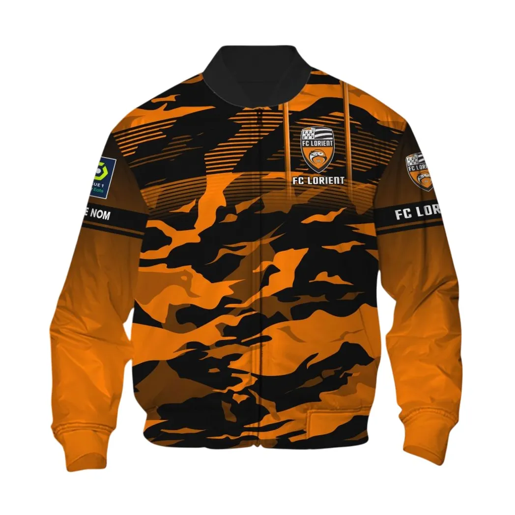 FC Lorient Bomber Jacket, All Over Print Jacket KH271025121