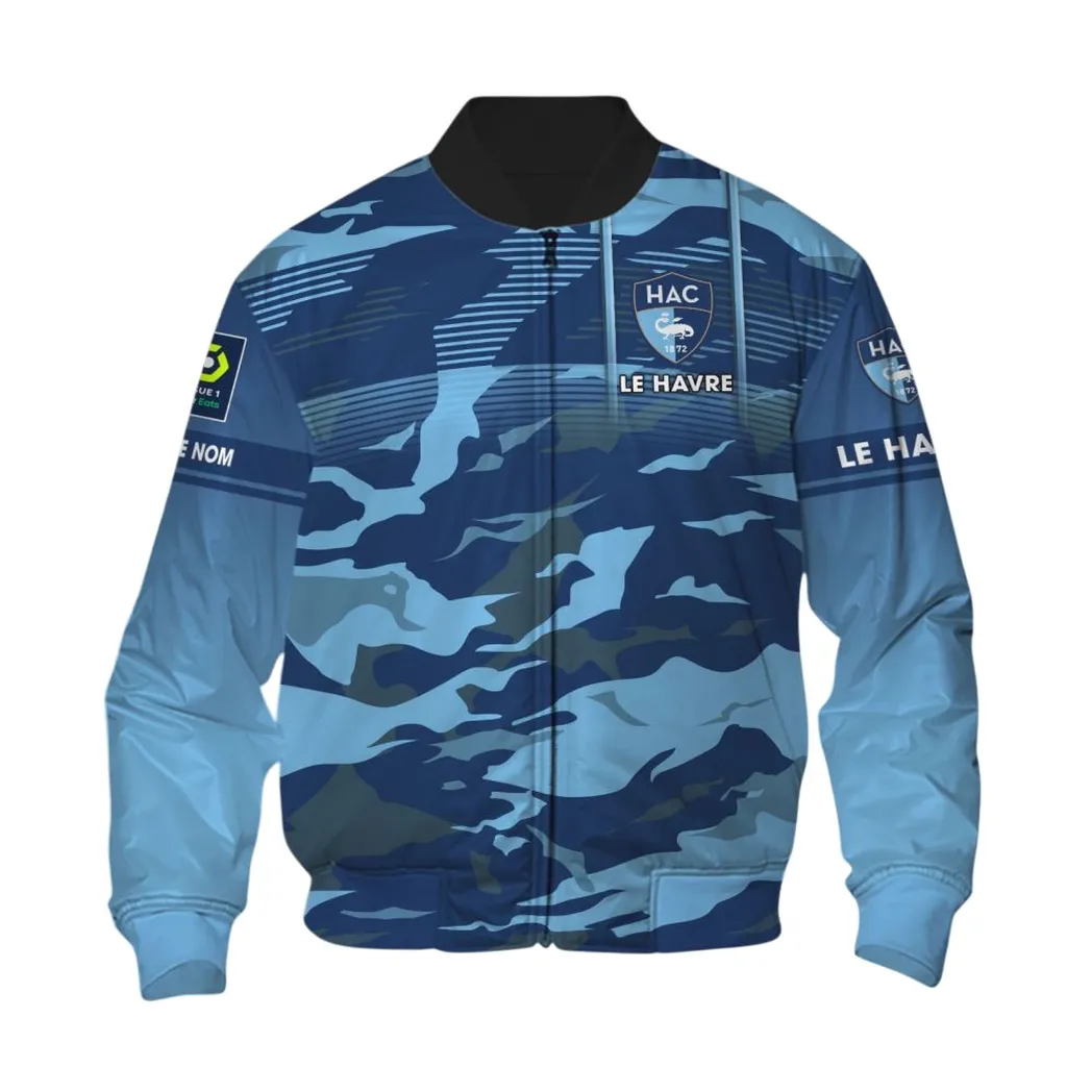 Havre Athletic Club Bomber Jacket, All Over Print Jacket KH271025122