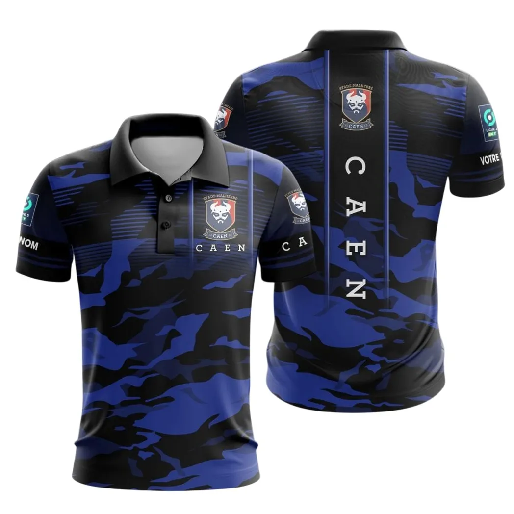 Stade Malherbe Caen Polo Shirt, All Over Print Shirt KH271025124