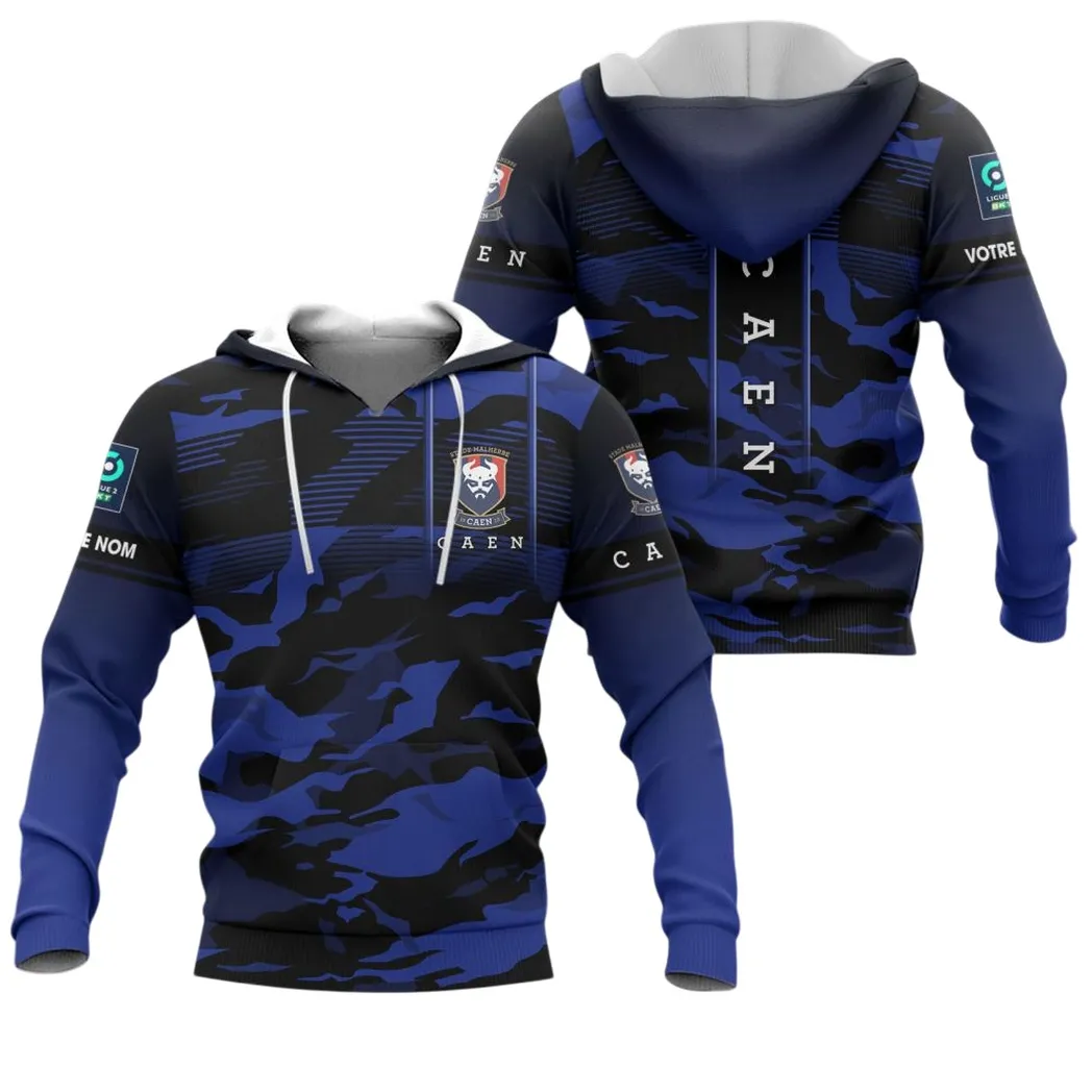 Stade Malherbe Caen Hoodie, All Over Print Hoodie KH271025124
