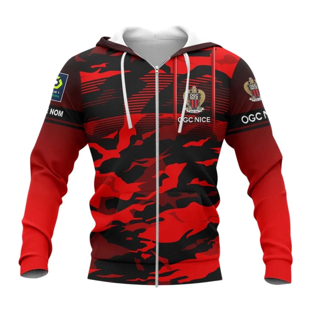 OGC Nice Zipper Hoodie, All Over Print Hoodie KH271025125