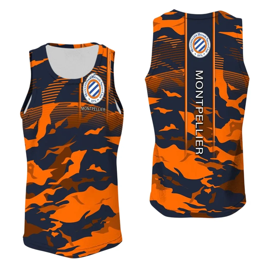 Montpellier HSC Tank Top, All Over Print Shirt KH271025126