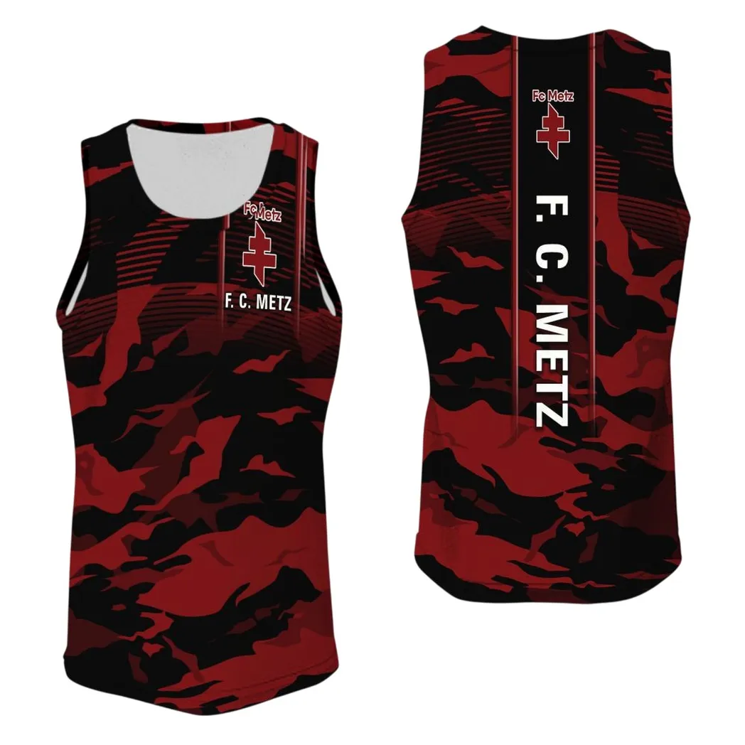 FC Metz Tank Top, All Over Print Shirt KH271025128