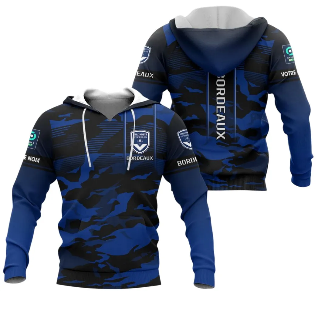 Girondins de Bordeaux Hoodie, All Over Print Hoodie KH271025129