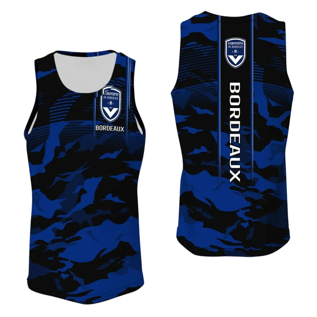 Girondins de Bordeaux Tank Top, All Over Print Shirt KH271025129