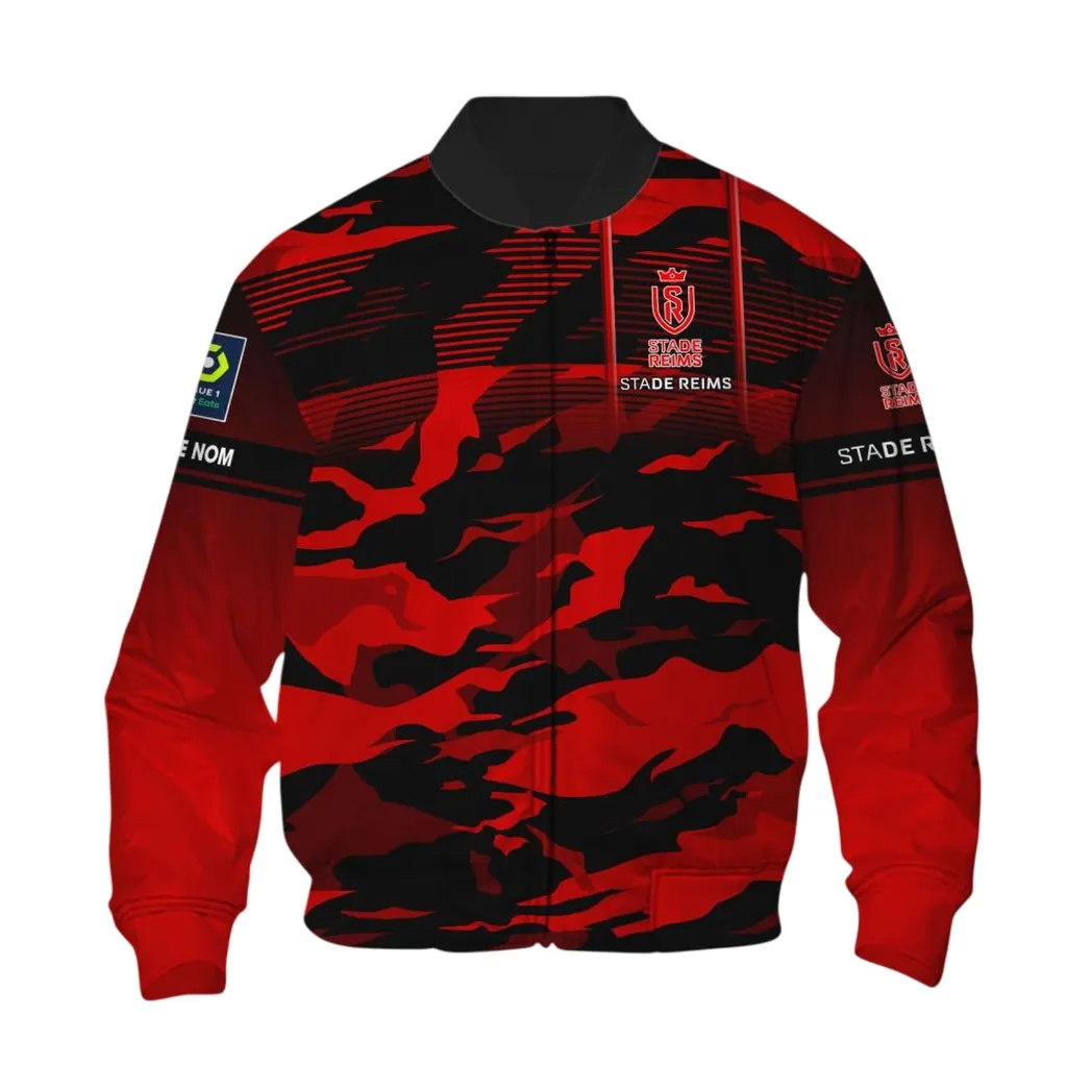 Stade de Reims Bomber Jacket, All Over Print Jacket KH271025130