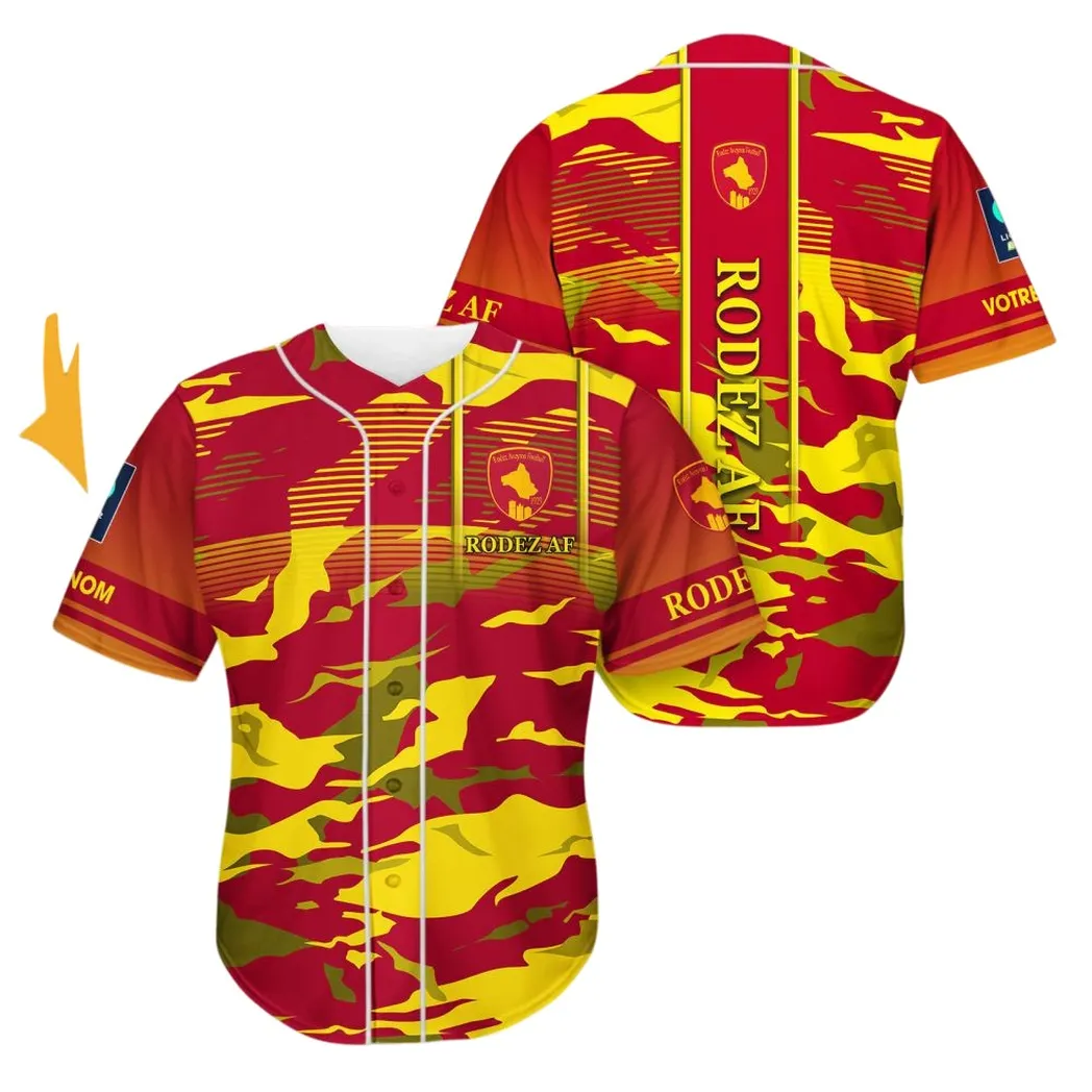 Rodez Aveyron Football Jersey, All Over Print Shirt KH271025135