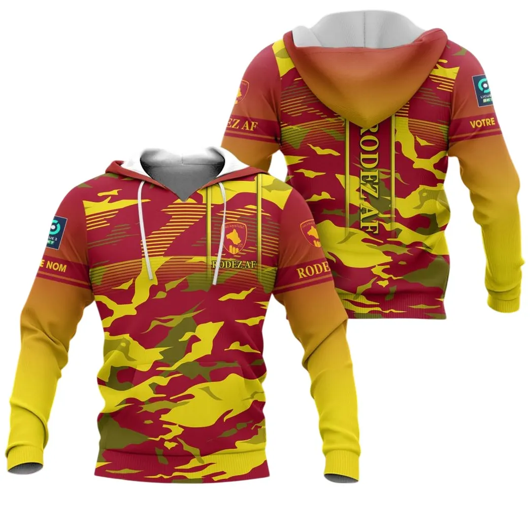 Rodez Aveyron Football Hoodie, All Over Print Hoodie KH271025135