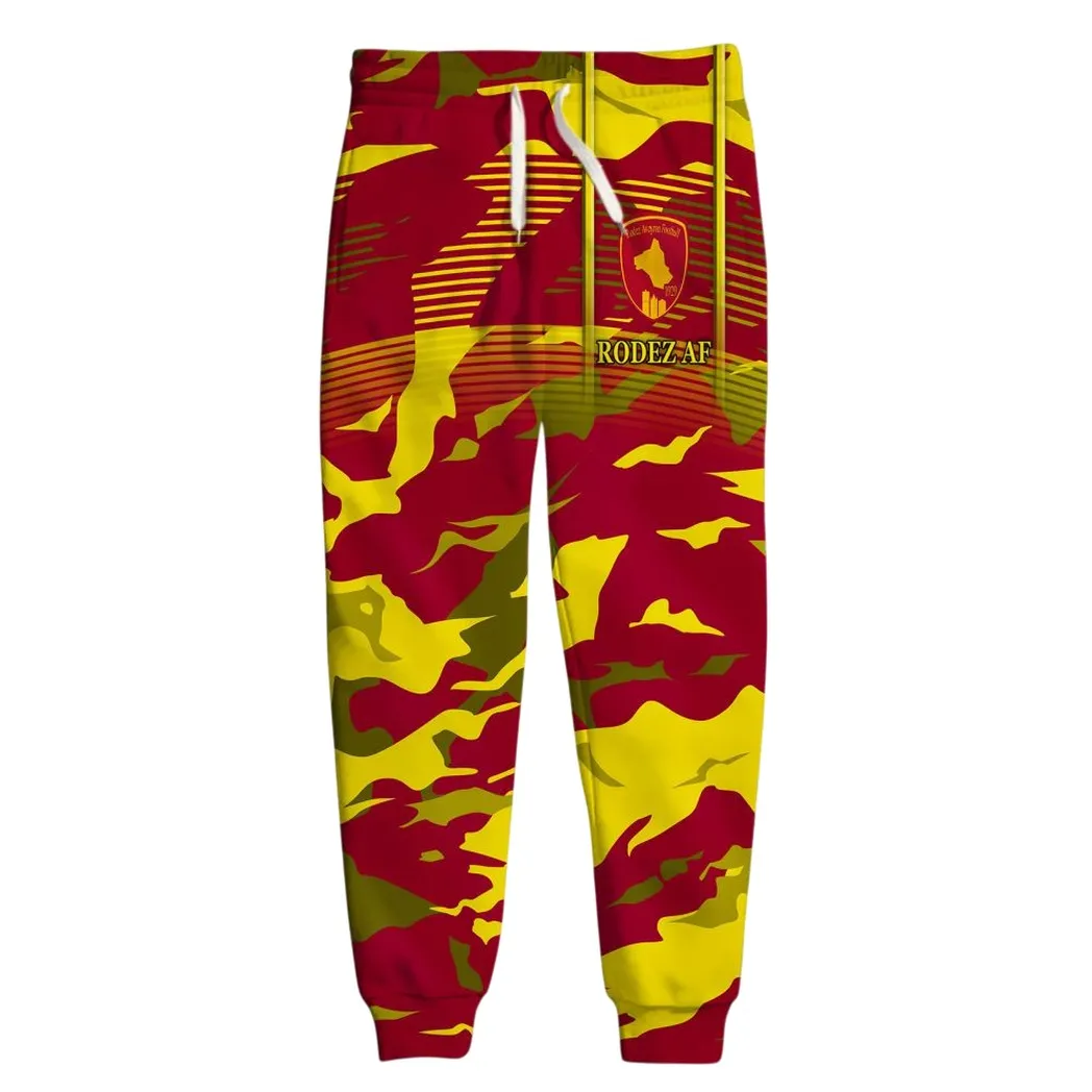 Rodez Aveyron Football Sweatpants, All Over Print Pants KH271025135