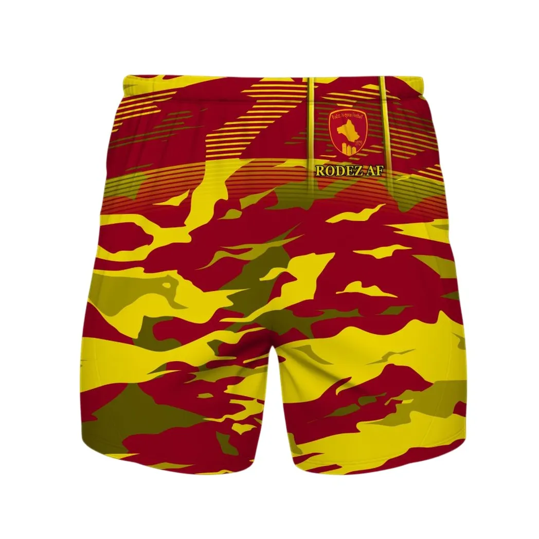 Rodez Aveyron Football Shorts, All Over Print Pants KH271025135