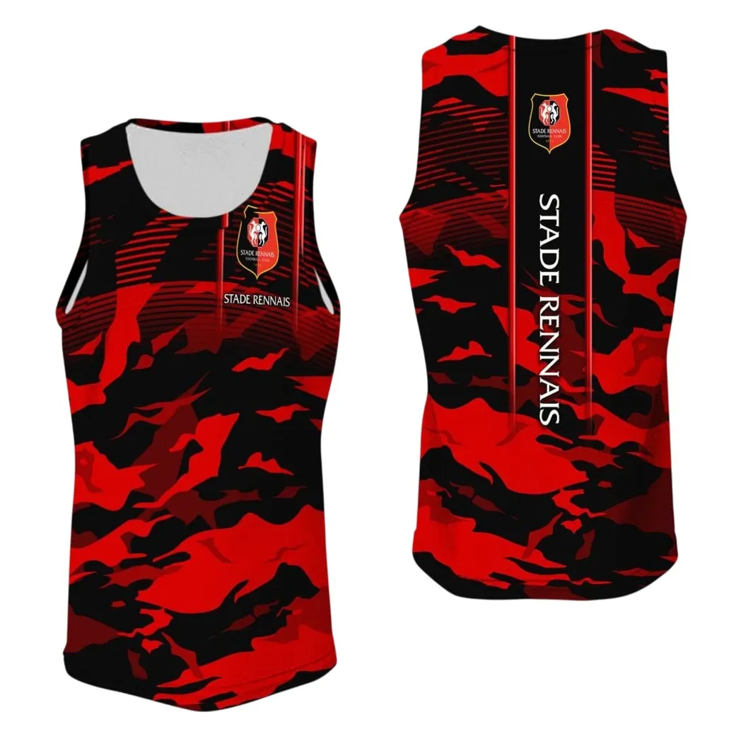 Stade Rennais F.C Tank Top, All Over Print Shirt KH271025136