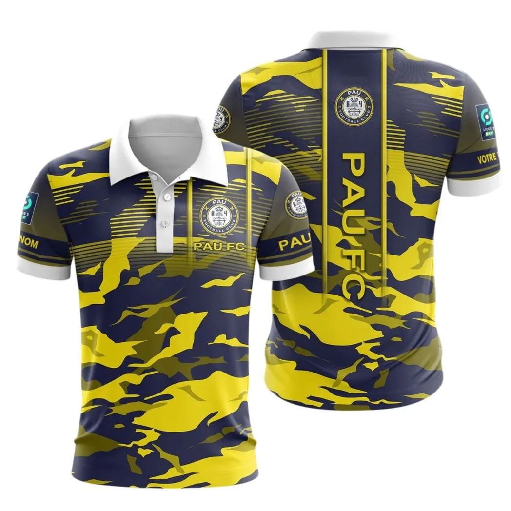Pau Football Club Polo Shirt, All Over Print Shirt KH271025137