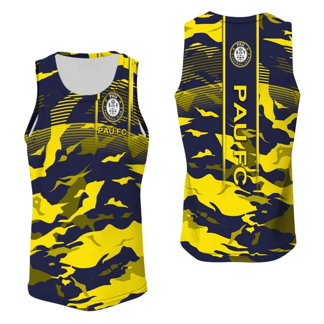 Pau Football Club Tank Top, All Over Print Shirt KH271025137
