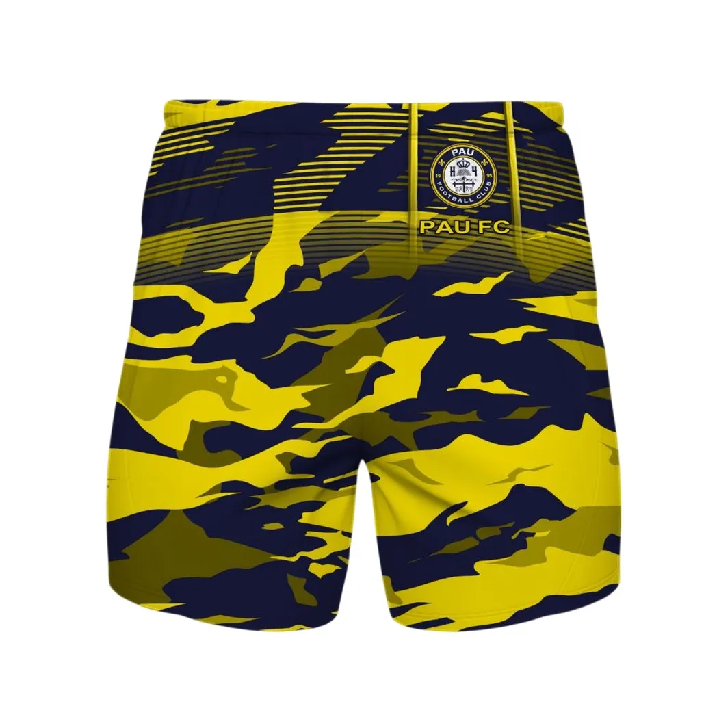 Pau Football Club Shorts, All Over Print Pants KH271025137