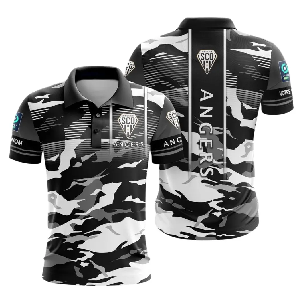 Angers SCO Polo Shirt, All Over Print Shirt KH271025139
