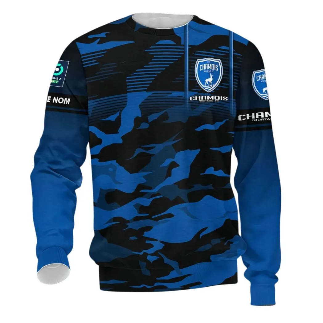 Chamois Niortais FC Long-Sleeved Shirt, All Over Print Shirt KH271025141