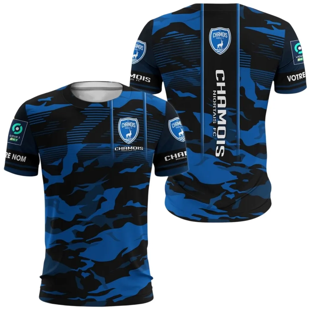Chamois Niortais FC T-shirt, All Over Print Shirt KH271025141