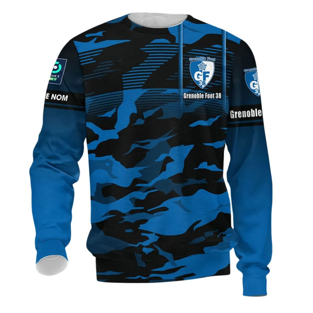 Grenoble Foot 38 Long-Sleeved Shirt, All Over Print Shirt KH271025142