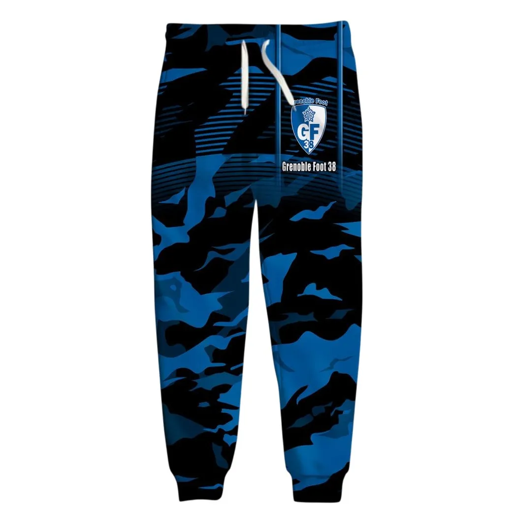 Grenoble Foot 38 Sweatpants, All Over Print Pants KH271025142