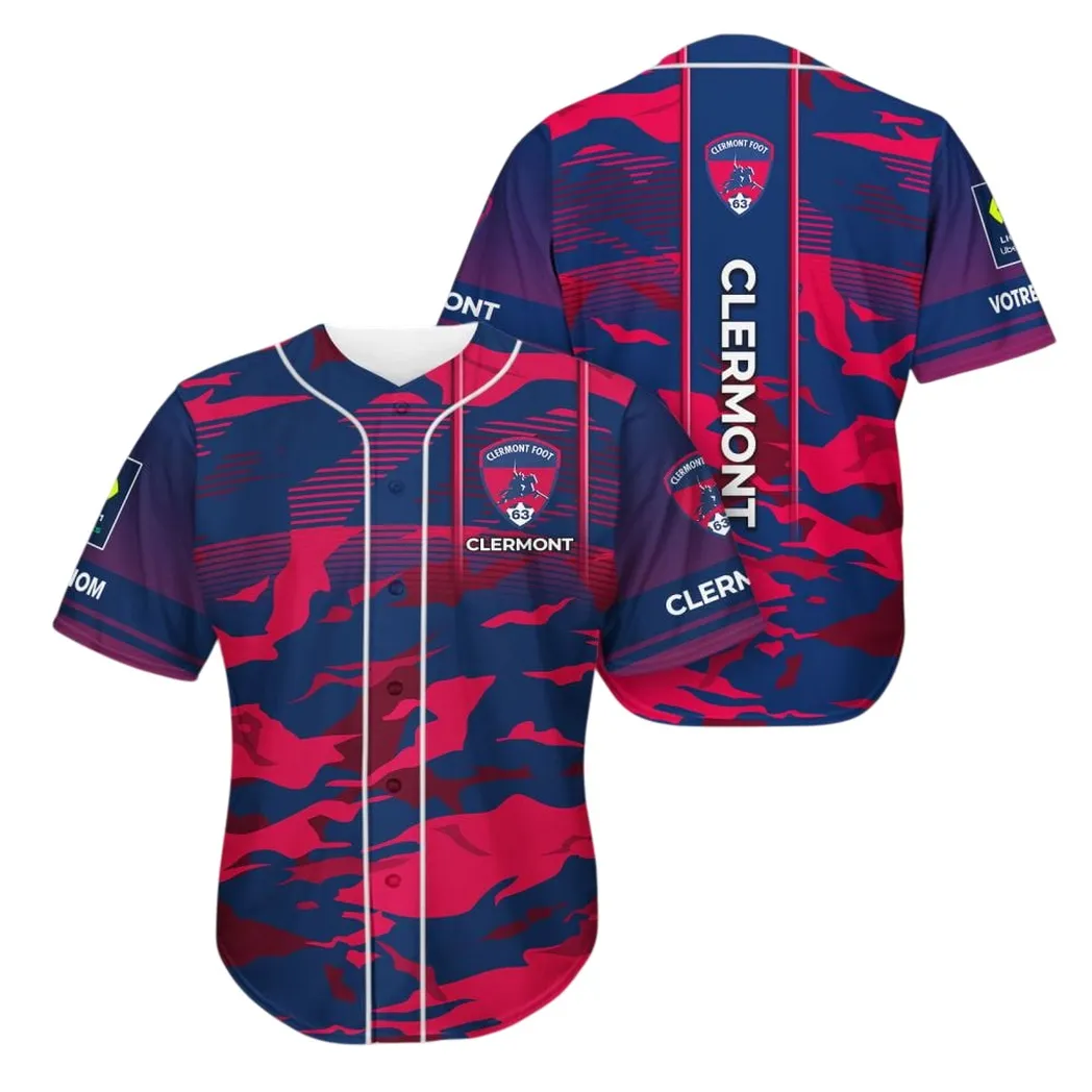 Clermont Foot Auvergne 63 Jersey, All Over Print Shirt KH271025143