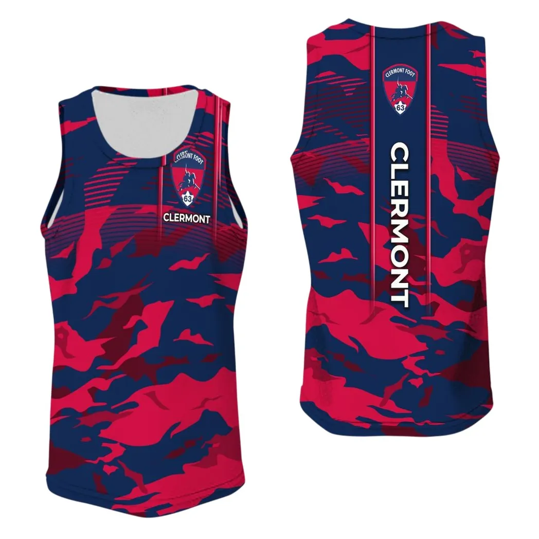 Clermont Foot Auvergne 63 Tank Top, All Over Print Shirt KH271025143