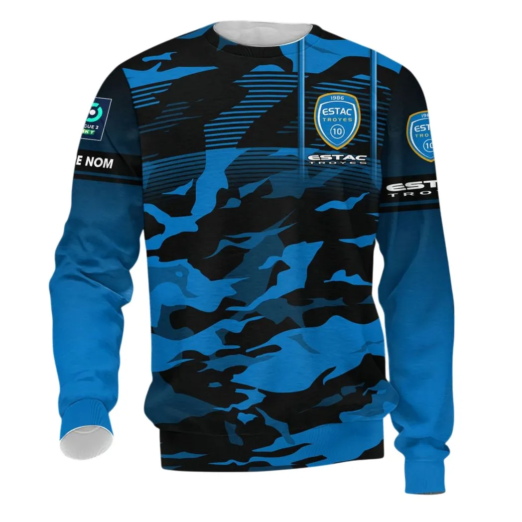 ESTAC Troyes Long-Sleeved Shirt, All Over Print Shirt KH271025144