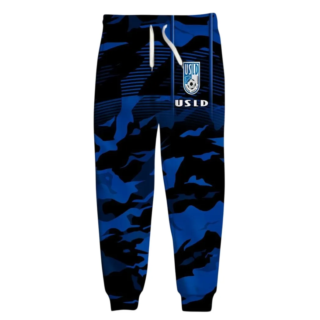 USL Dunkerque Sweatpants, All Over Print Pants KH271025145