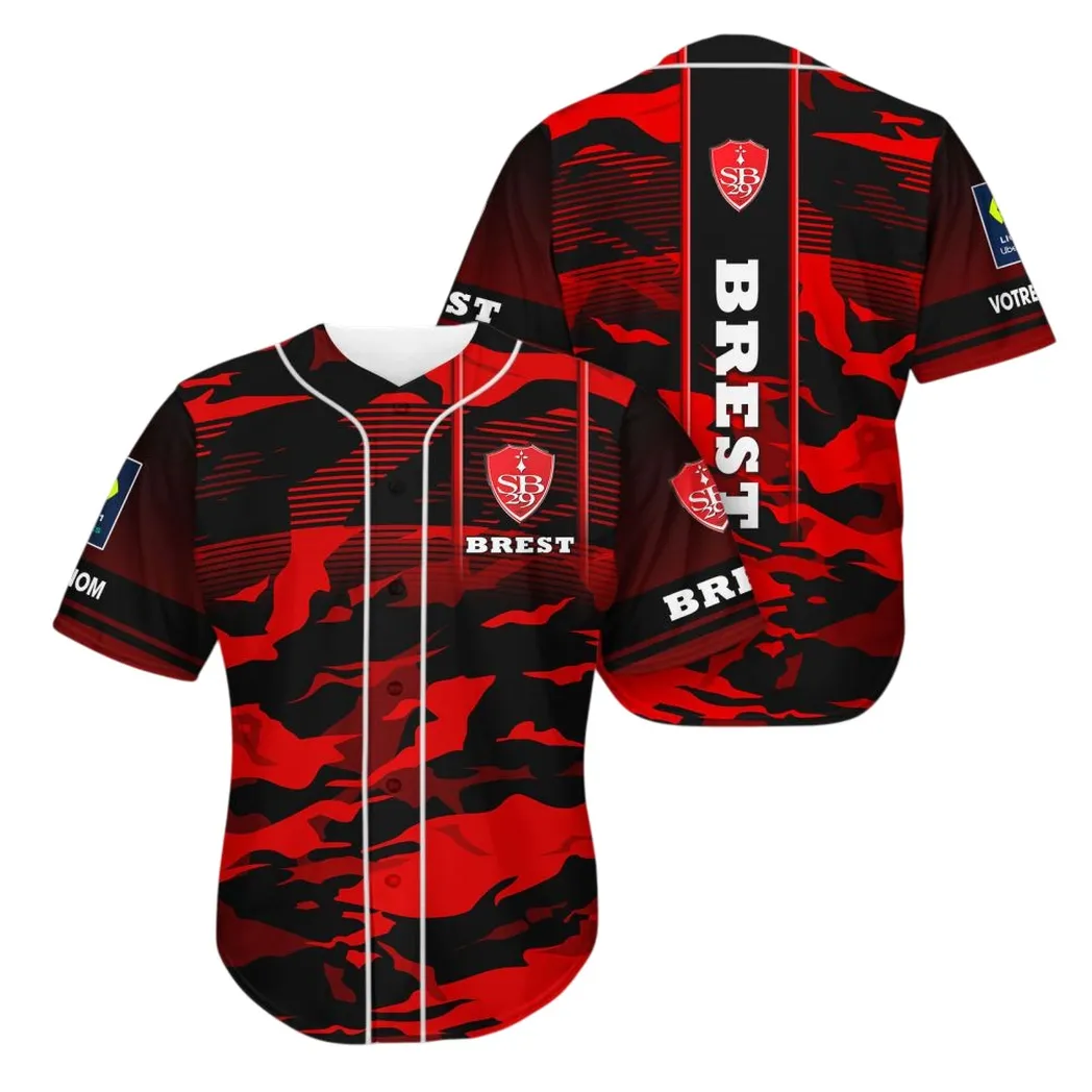 Stade Brestois 29 Jersey, All Over Print Shirt KH271025146