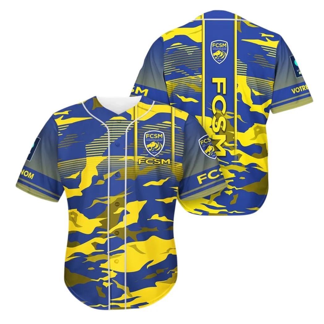 FC Sochaux-Montbeliard Jersey, All Over Print Shirt KH271025147