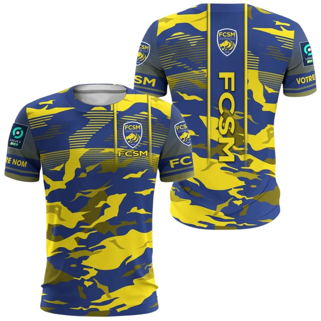 FC Sochaux-Montbeliard T-shirt, All Over Print Shirt KH271025147