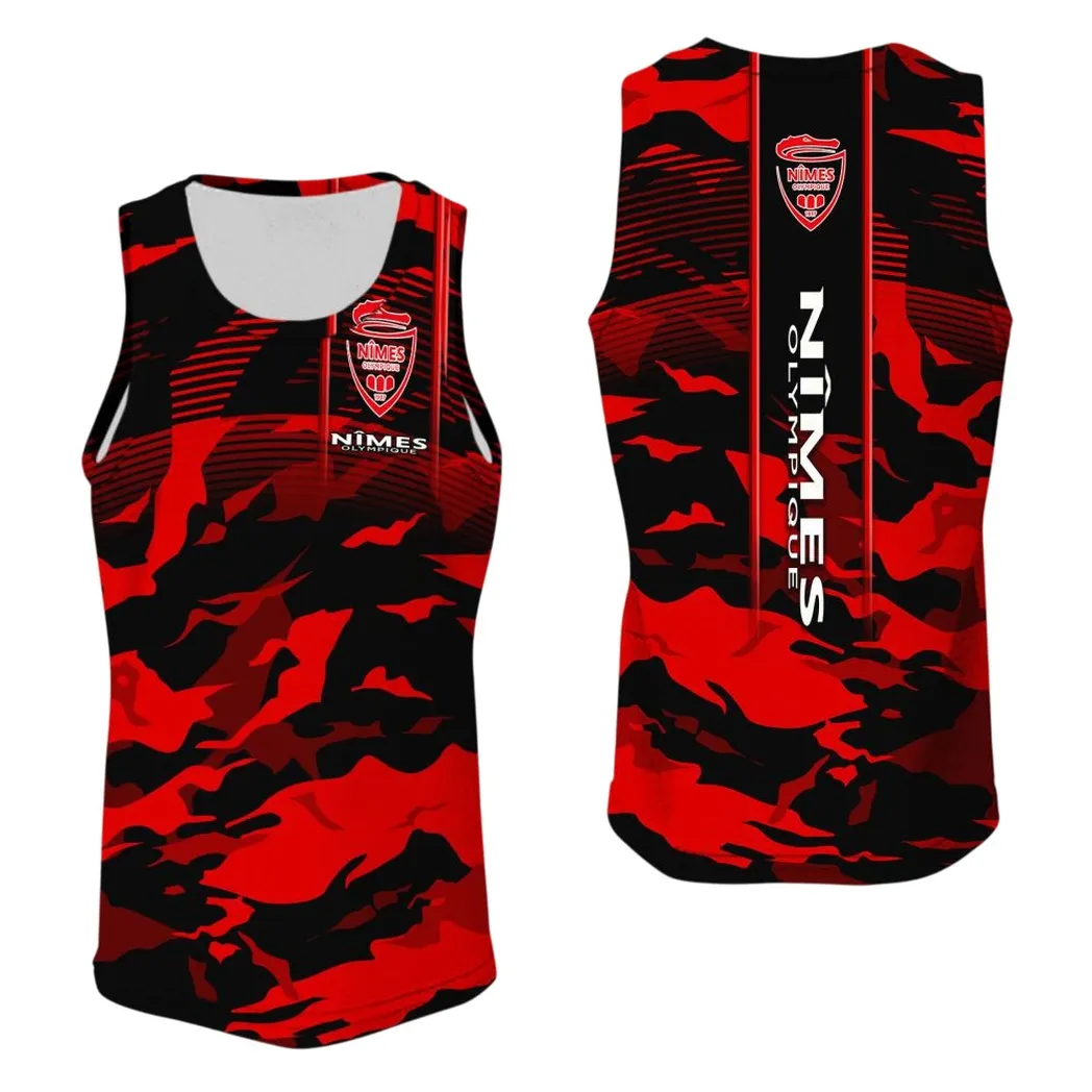 Nimes Olympique Tank Top, All Over Print Shirt KH271025152